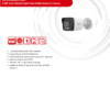Hikvision DS-2CD1063G2-LIU Hikvision 6MP Smart Hybrid Light Bullet Network Camera With Mic