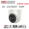Hikvision 2MP Bullet or Turret Analog CCTV Camera - DS-2CE76D0T-EXIPF / DS-2CE16D0T-EXIF - Hikvision CCTV Camera