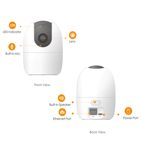 8 x Ranger 2 1080P with NVR Wireless Recorder 8 Channel Indoor