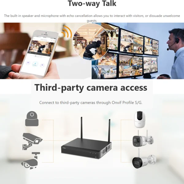 8 x Ranger 2 1080P with NVR Wireless Recorder 8 Channel Indoor