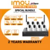 8 x Ranger 2 1080P with NVR Wireless Recorder 8 Channel Indoor